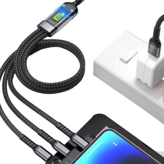 3 in 1 fast charging data cable type - c for usb cable huawei fast charging cable apple 15 mobile phone pd charging cable