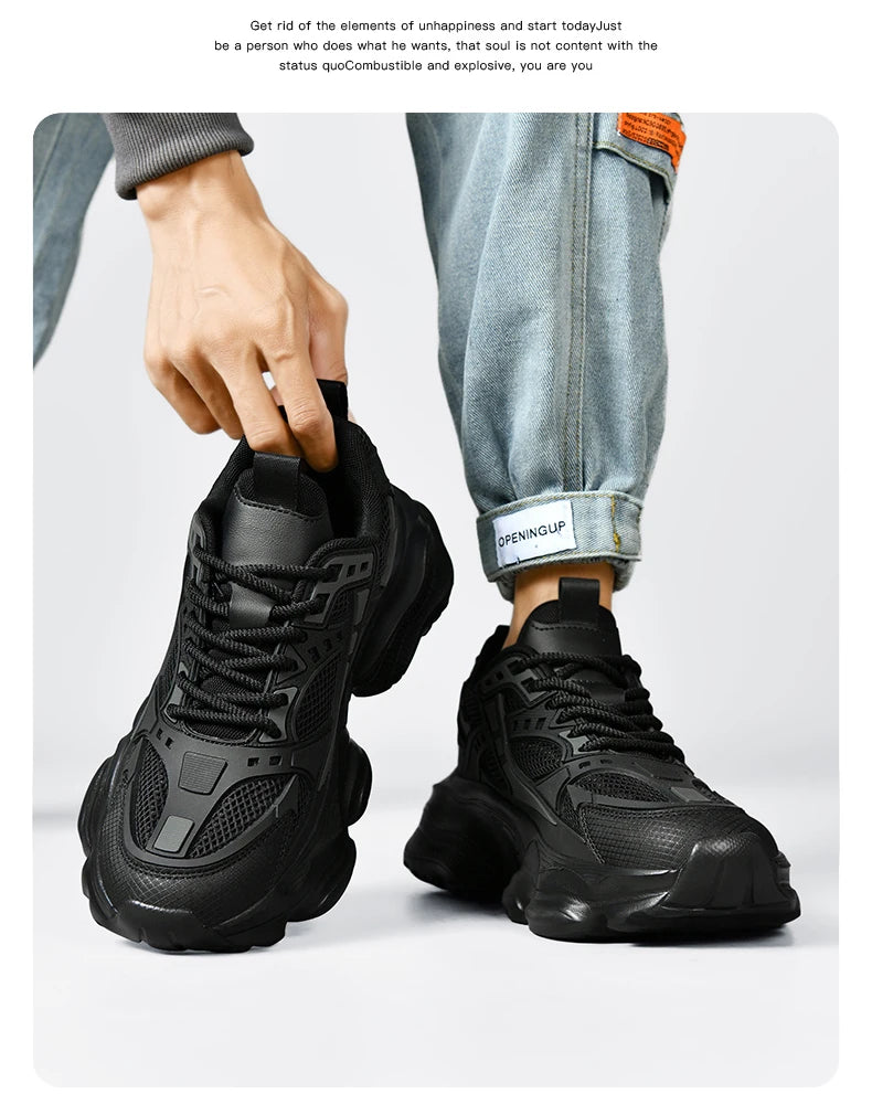 Men's athletic smart casual sneakers