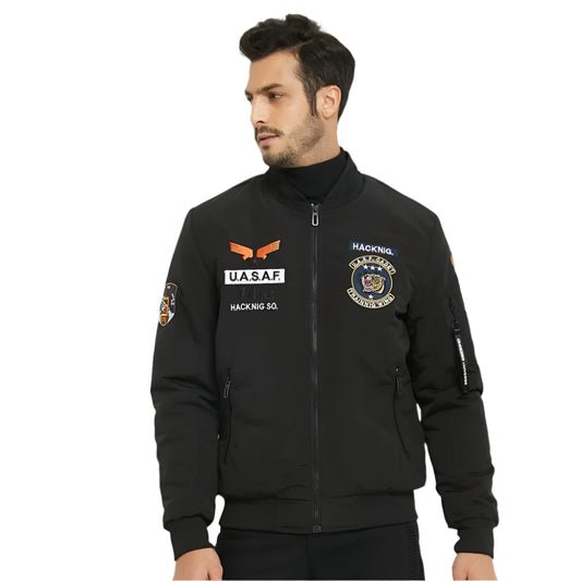 Reversible bomber jacket