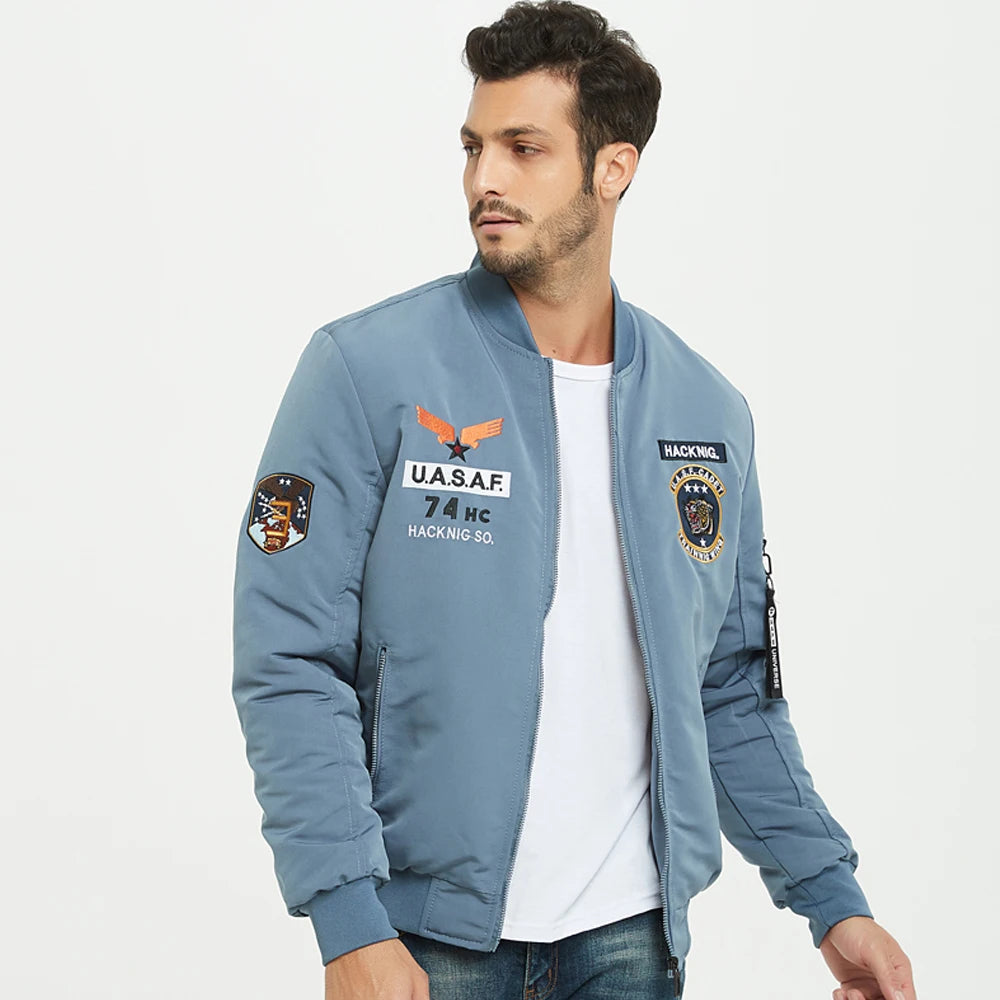 Reversible bomber jacket