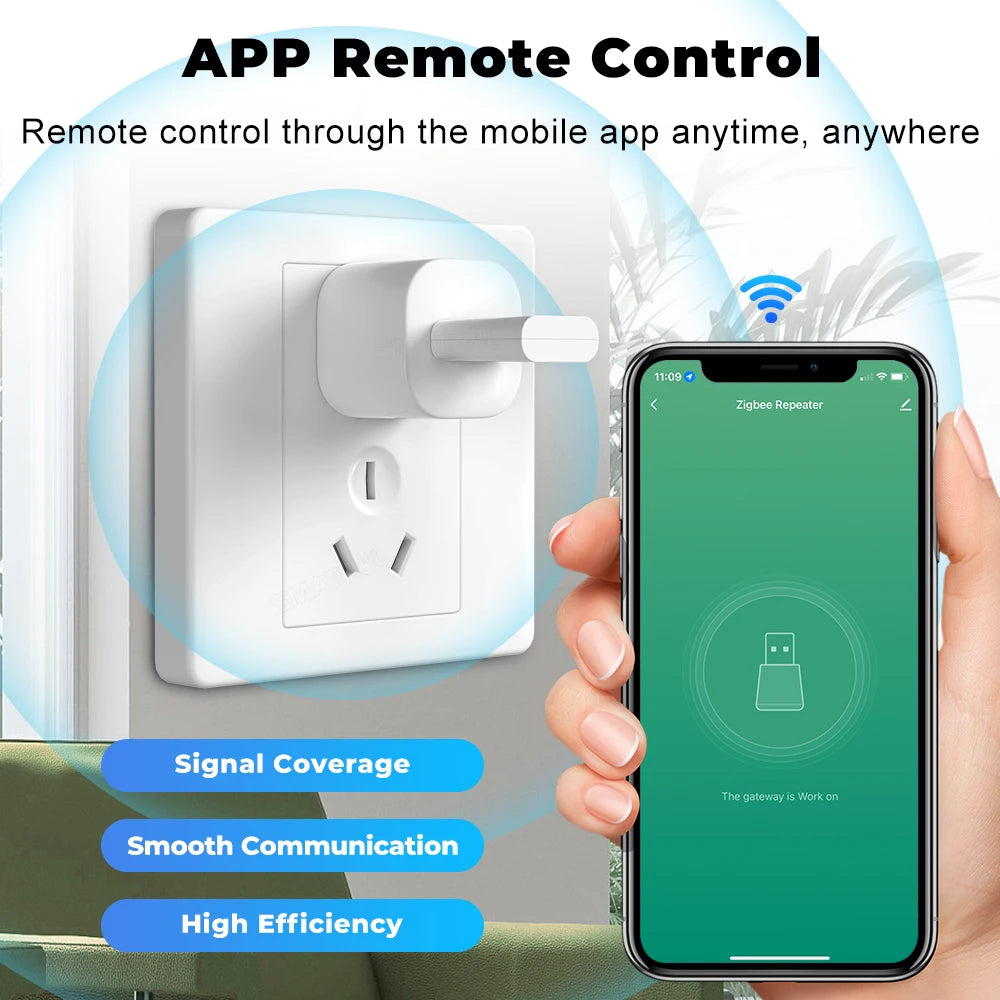 Tuya Smart Life ZigBee 3.0 Signal Repeater USB Extender Smart