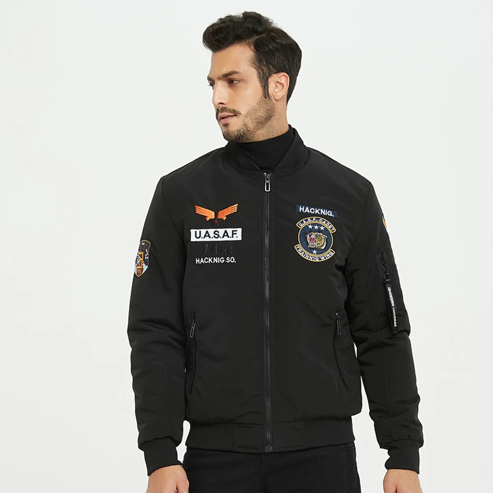 Reversible bomber jacket
