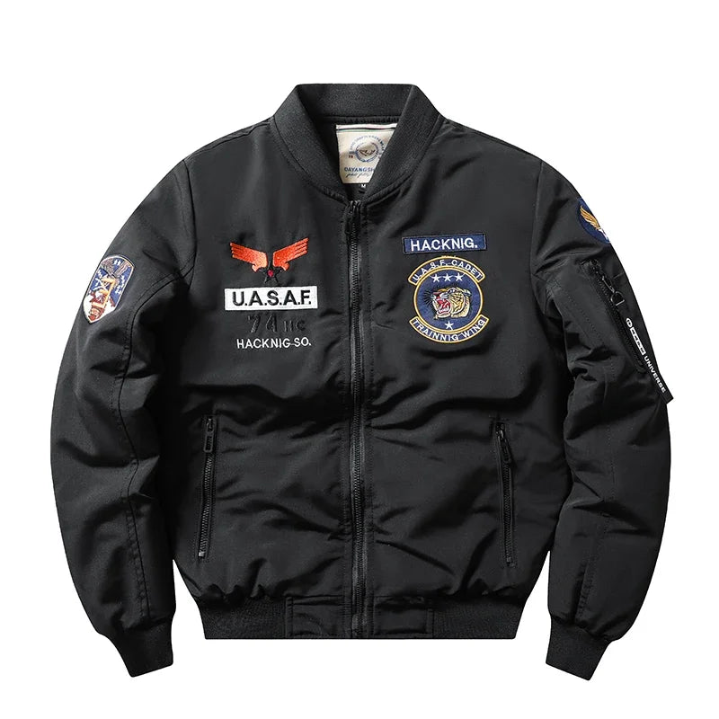 Reversible bomber jacket