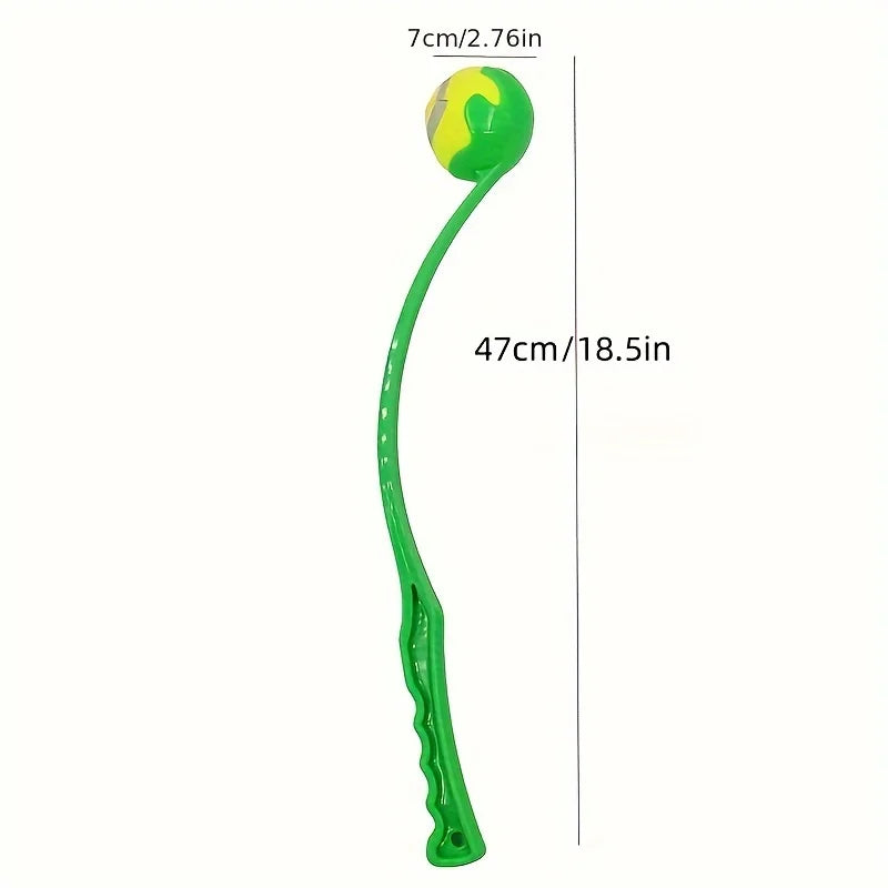 Pet Tennis Ball Launcher Stick - Interactive