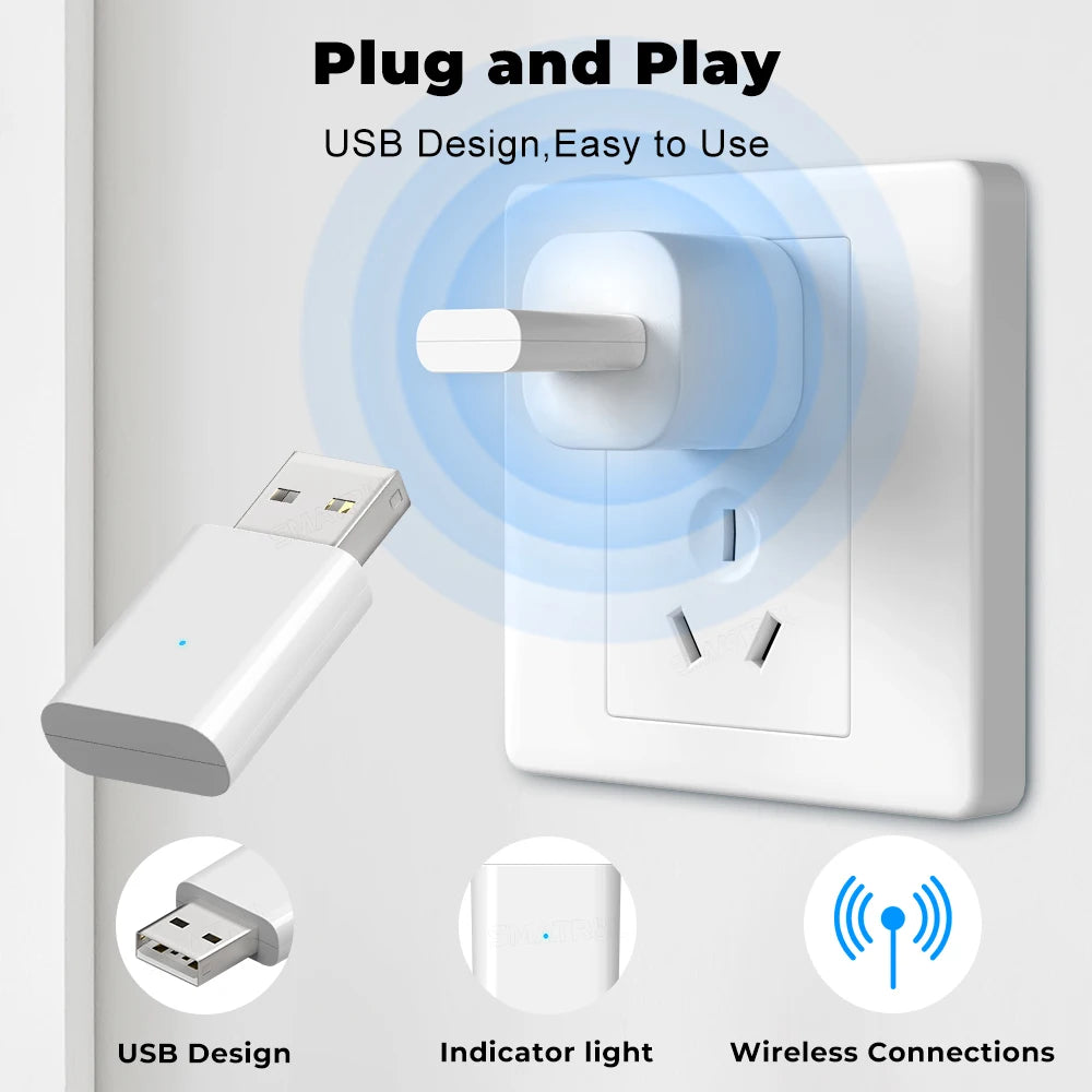 Tuya Smart Life ZigBee 3.0 Signal Repeater USB Extender Smart