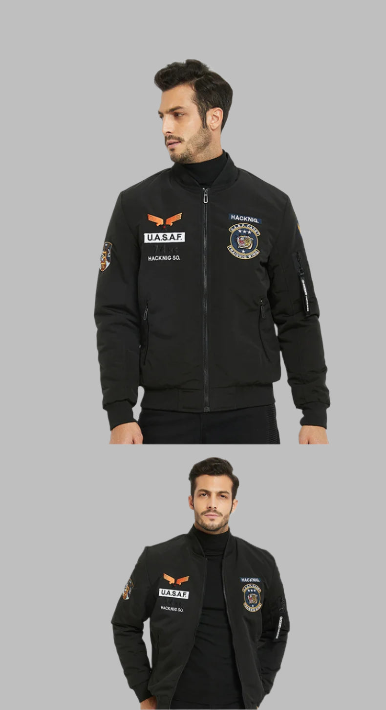 Reversible bomber jacket