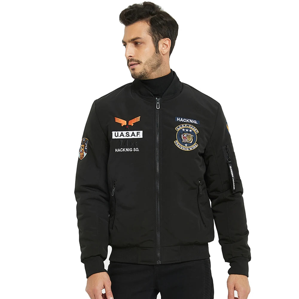Reversible bomber jacket