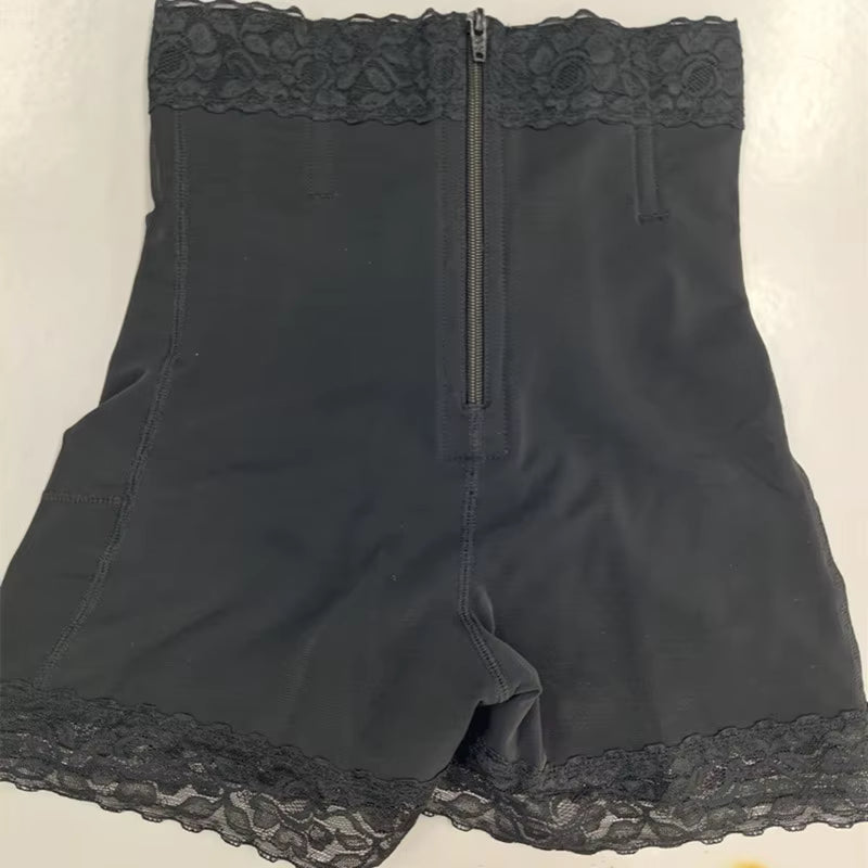 Power Shaping High Waist Butt Lifter Shorts - BBL Post Op Supplies zip skin XS