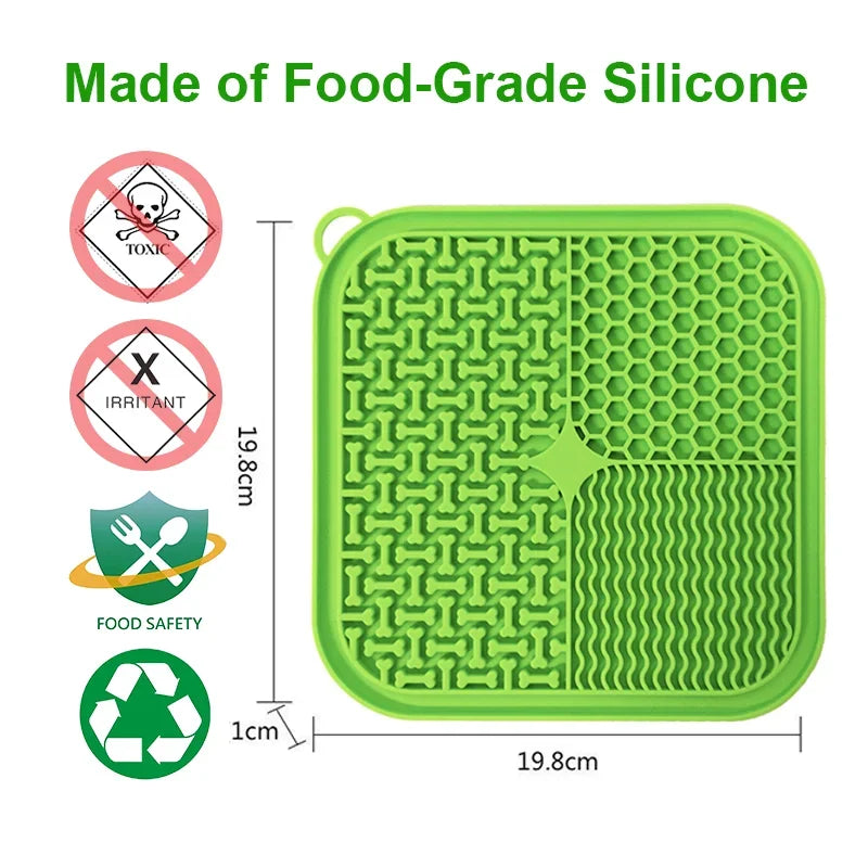 Licking Mat Slow Feeder for Dogs and Cats.