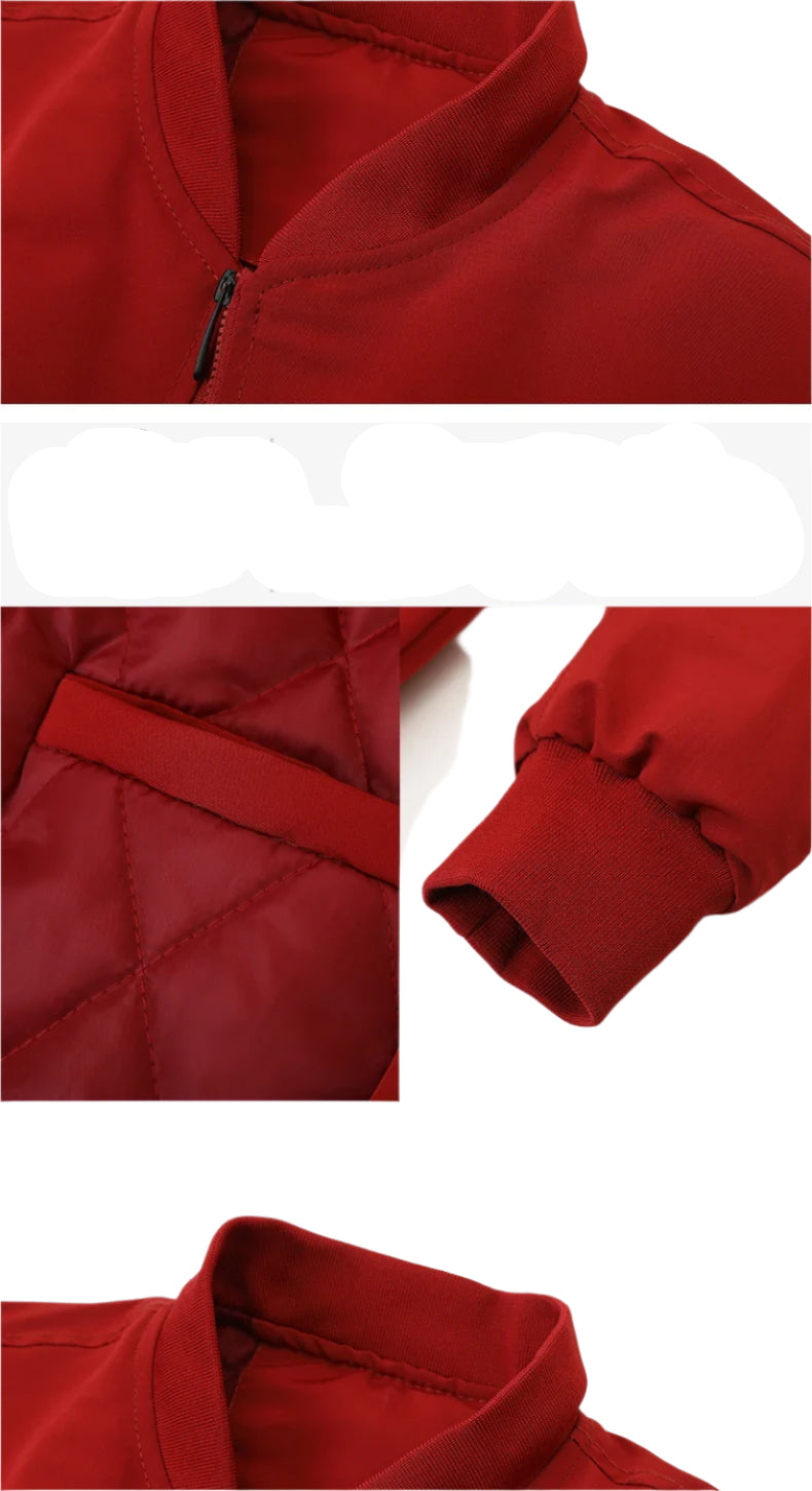 Reversible bomber jacket