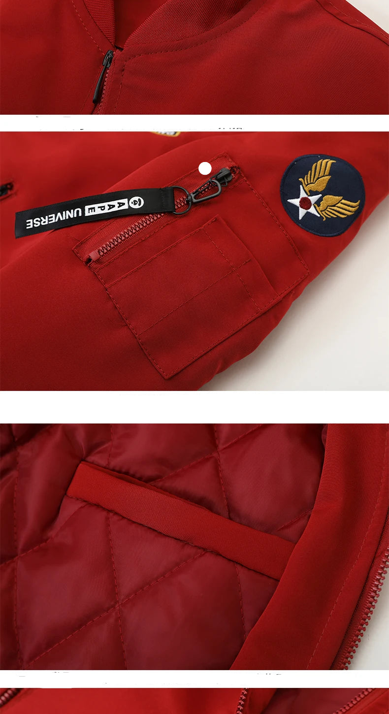 Reversible bomber jacket