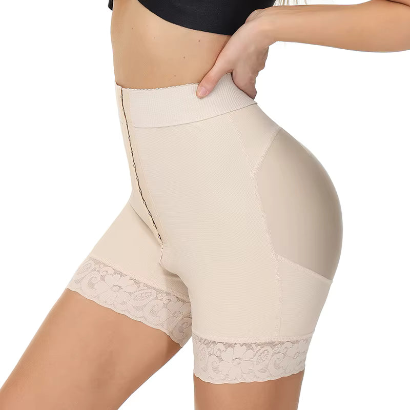 Power Shaping High Waist Butt Lifter Shorts - BBL Post Op Supplies zip skin XS