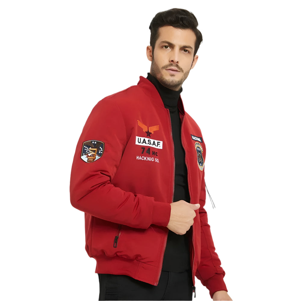 Reversible bomber jacket