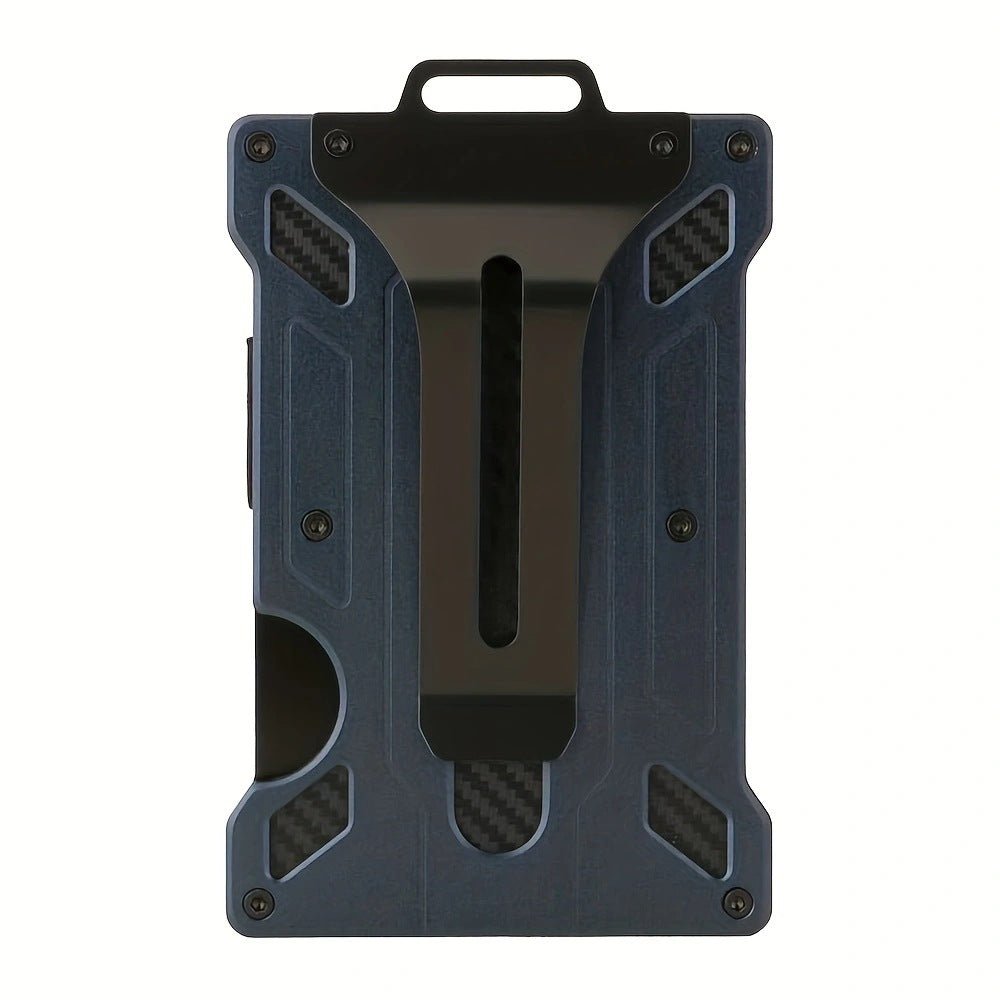 Aluminium alloy card case transparent work card RFID metal wallet work card card holder with work card space A 1