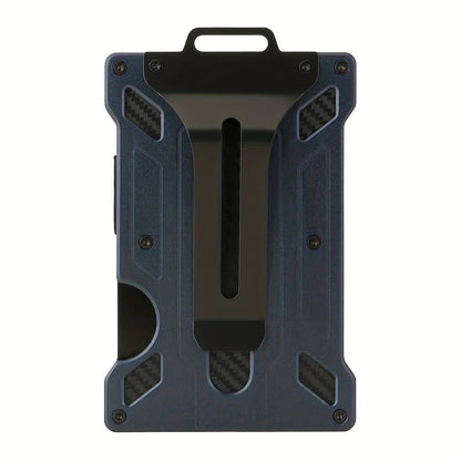 Aluminium alloy card case transparent work card RFID metal wallet work card card holder with work card space A 1