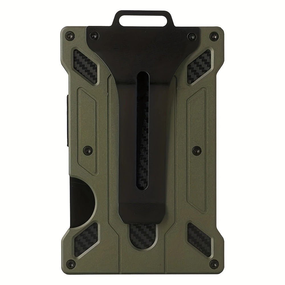 Aluminium alloy card case transparent work card RFID metal wallet work card card holder with work card space G 7