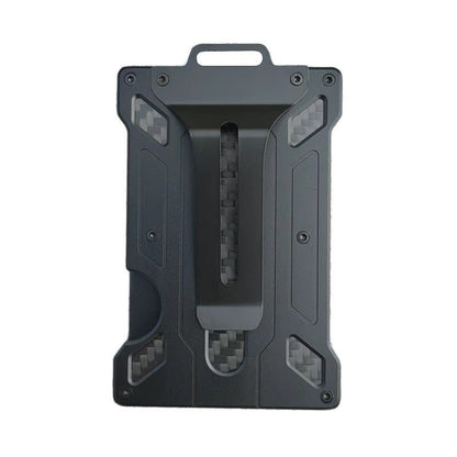 Aluminium alloy card case transparent work card RFID metal wallet work card card holder with work card space K 11