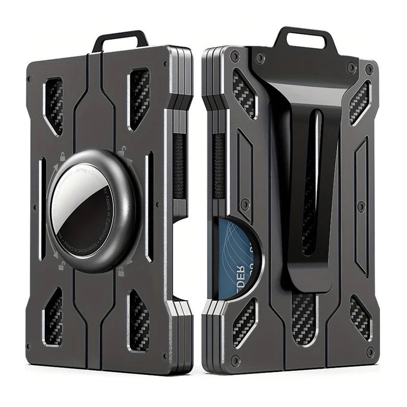 Aluminium alloy card case transparent work card RFID metal wallet work card card holder with work card space M 13