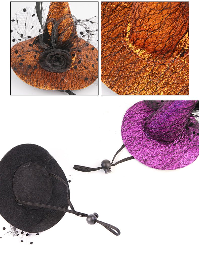 Spooky Pet Witch Hat - Perfect for Halloween