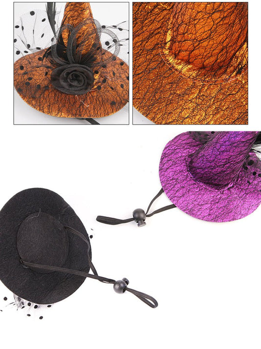 Spooky Pet Witch Hat - Perfect for Halloween