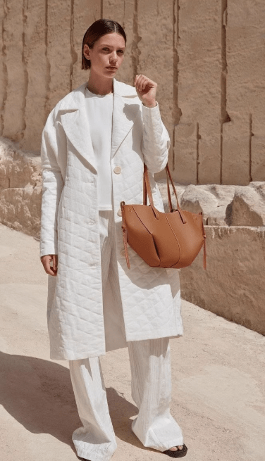 Women's Tote Bag - Chic & Practical Handbag Brown small size