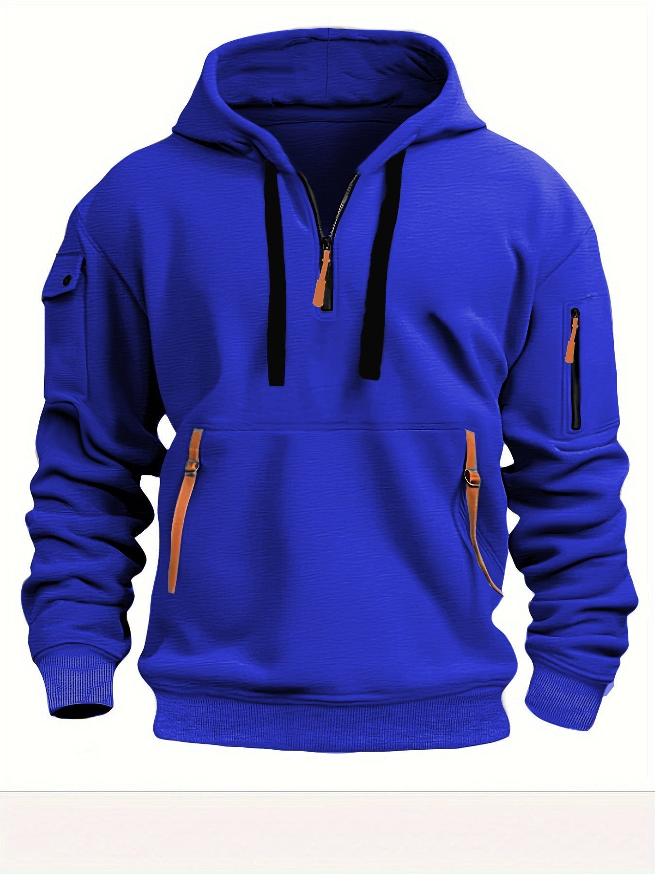 Men spring and autumn streetwear hoodies F L