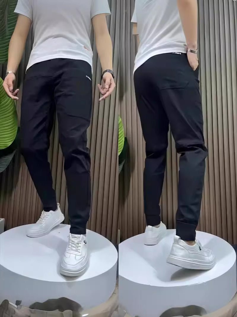 Men's summer casual pants ice silk
