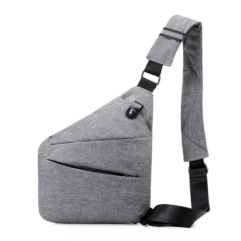 New shoulder bag casual sports outdoor Gray 15*22*26*26cm