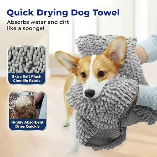 Quick-Dry Pet Towel - Ultimate Water Absorbent 1