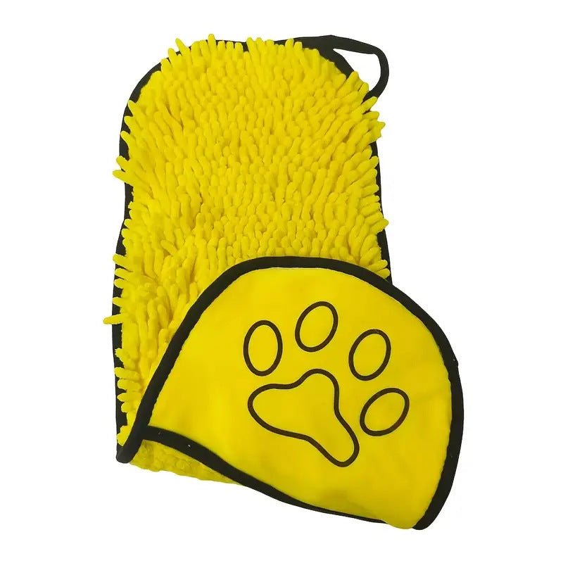 Quick-Dry Pet Towel - Ultimate Water Absorbent Yellow 8