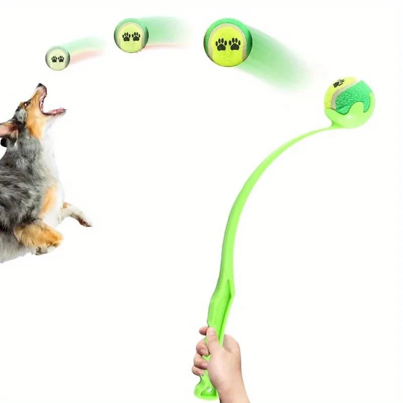 Pet Tennis Ball Launcher Stick - Interactive