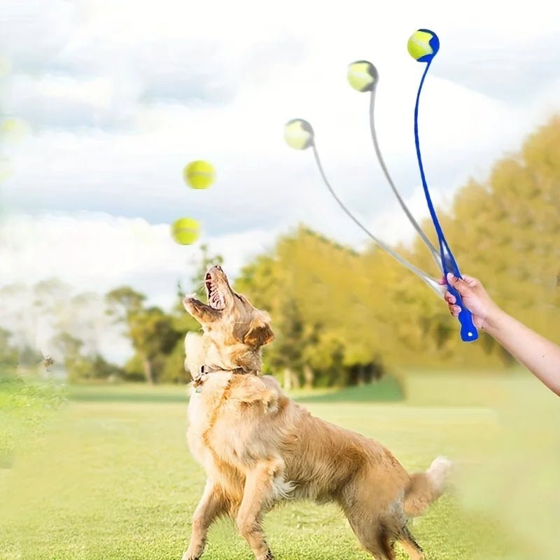 Pet Tennis Ball Launcher Stick - Interactive