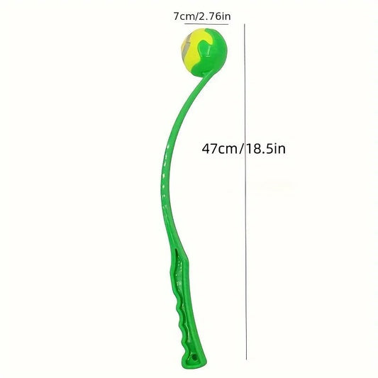 Pet Tennis Ball Launcher Stick - Interactive