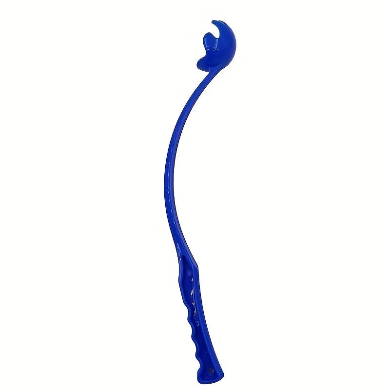 Pet Tennis Ball Launcher Stick - Interactive Blue Without ball