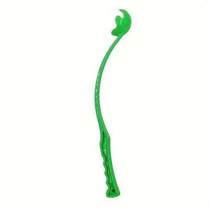 Pet Tennis Ball Launcher Stick - Interactive Green Without ball