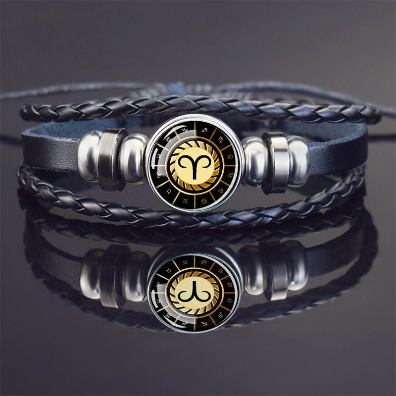 Student dark bracelets twelve constellations