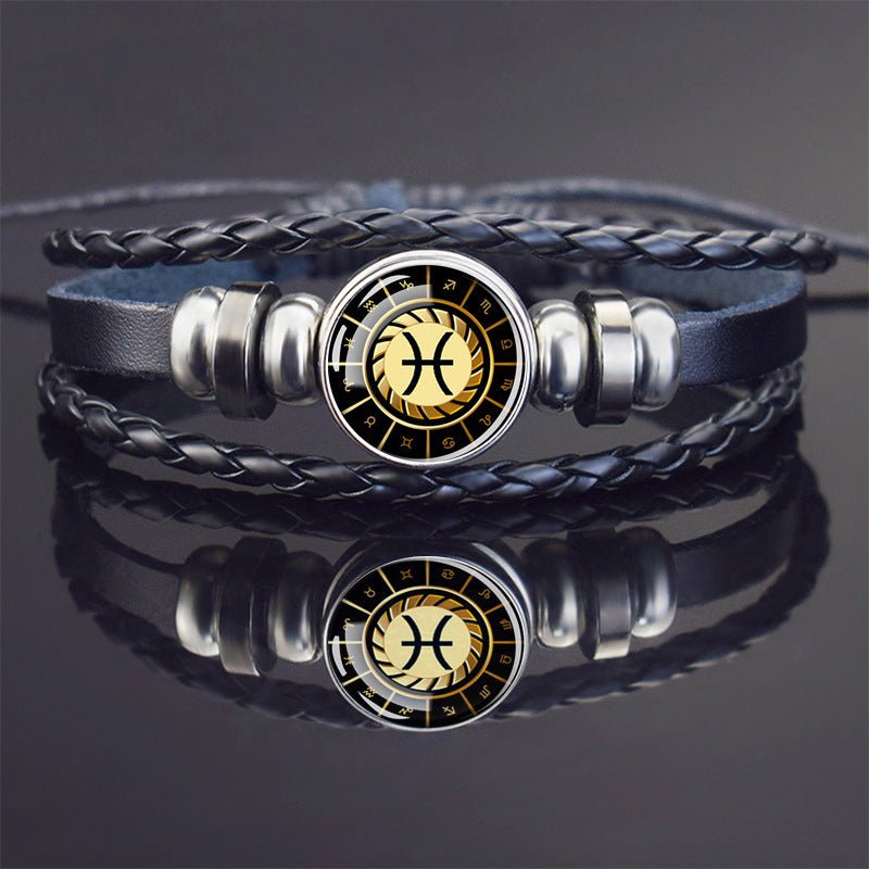 Student dark bracelets twelve constellations