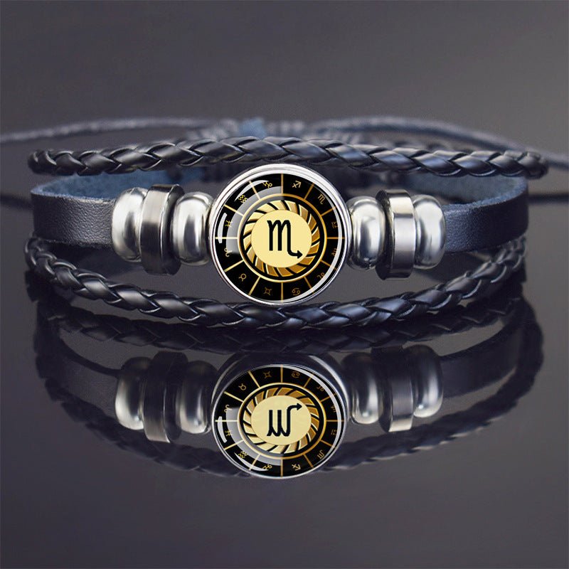Student dark bracelets twelve constellations