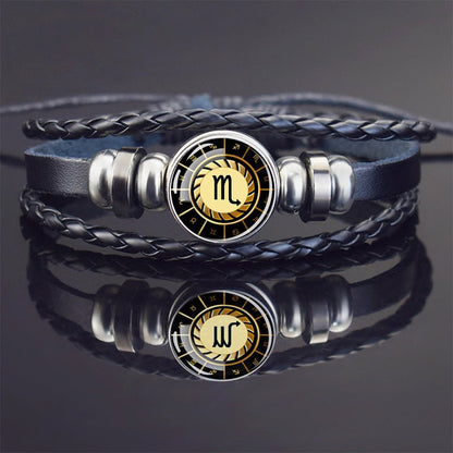 Student dark bracelets twelve constellations