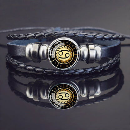 Student dark bracelets twelve constellations