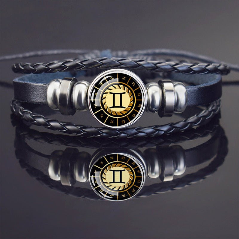 Student dark bracelets twelve constellations