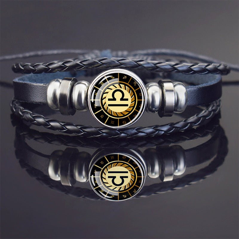 Student dark bracelets twelve constellations