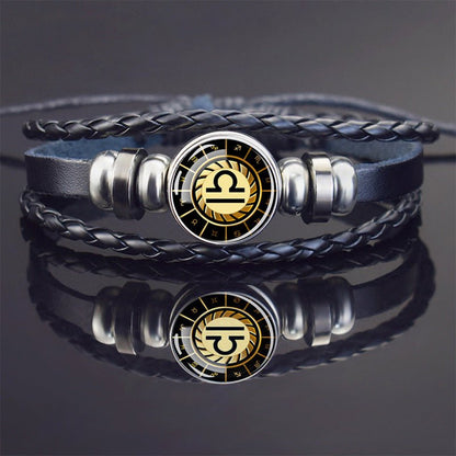 Student dark bracelets twelve constellations