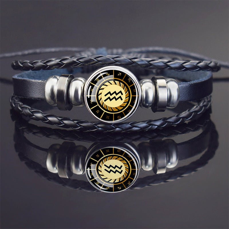 Student dark bracelets twelve constellations