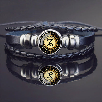 Student dark bracelets twelve constellations