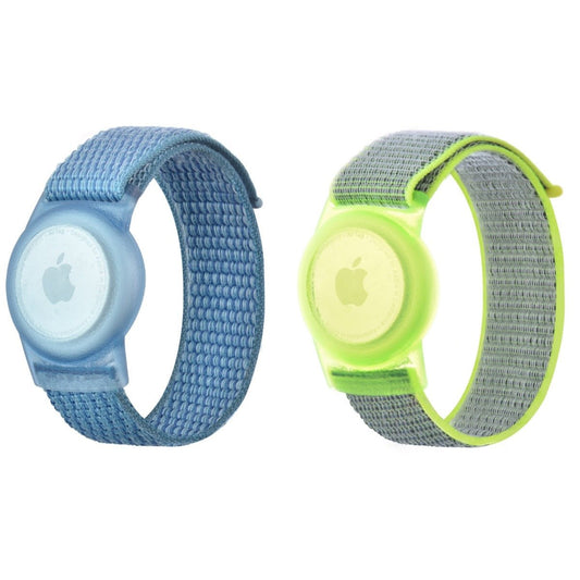 Kid-Friendly Waterproof Nylon Strap for AirTag - Anti-Loss Wristband