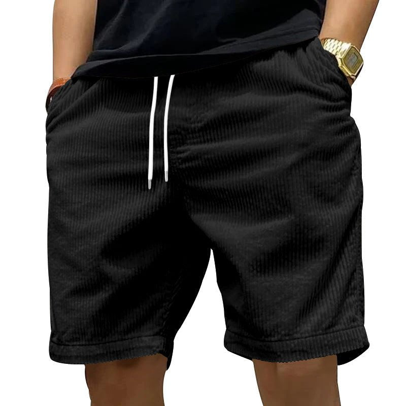 Summer heavyweight work shorts for men Black S