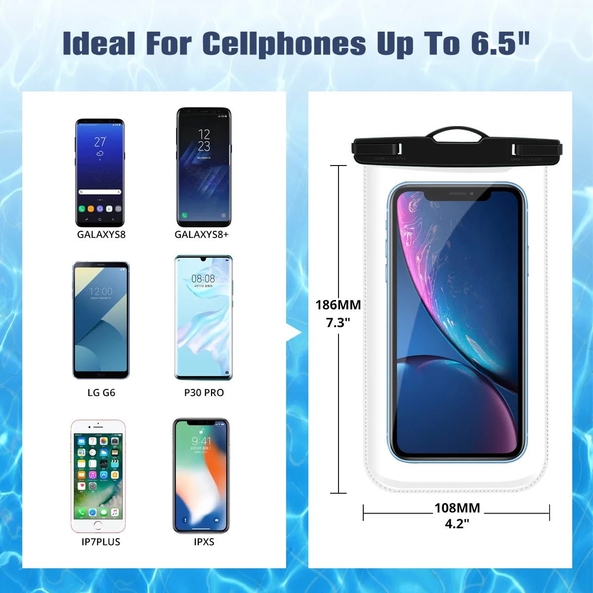 Waterproof Phone Case Swimming Bags Mobile Phone 12 11 Pro Max 8