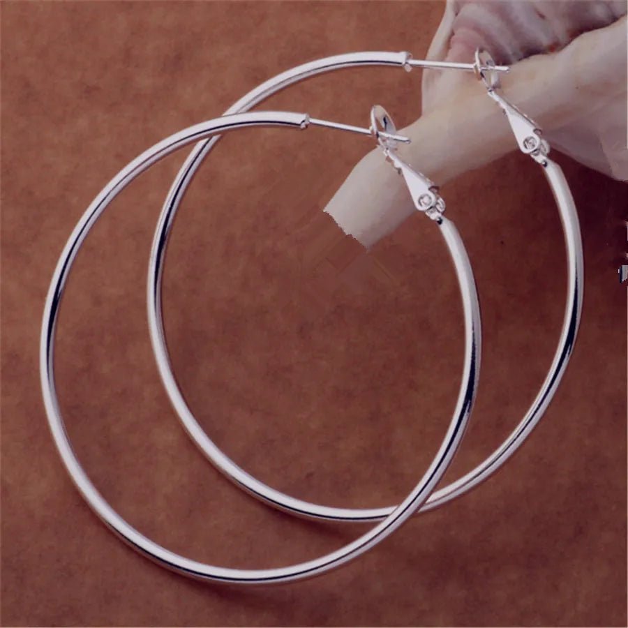 Women Hoop Earrings Set - 50/60/70/80MM Sizes 80MM