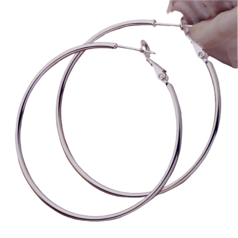 Women Hoop Earrings Set - 50/60/70/80MM Sizes 80MM